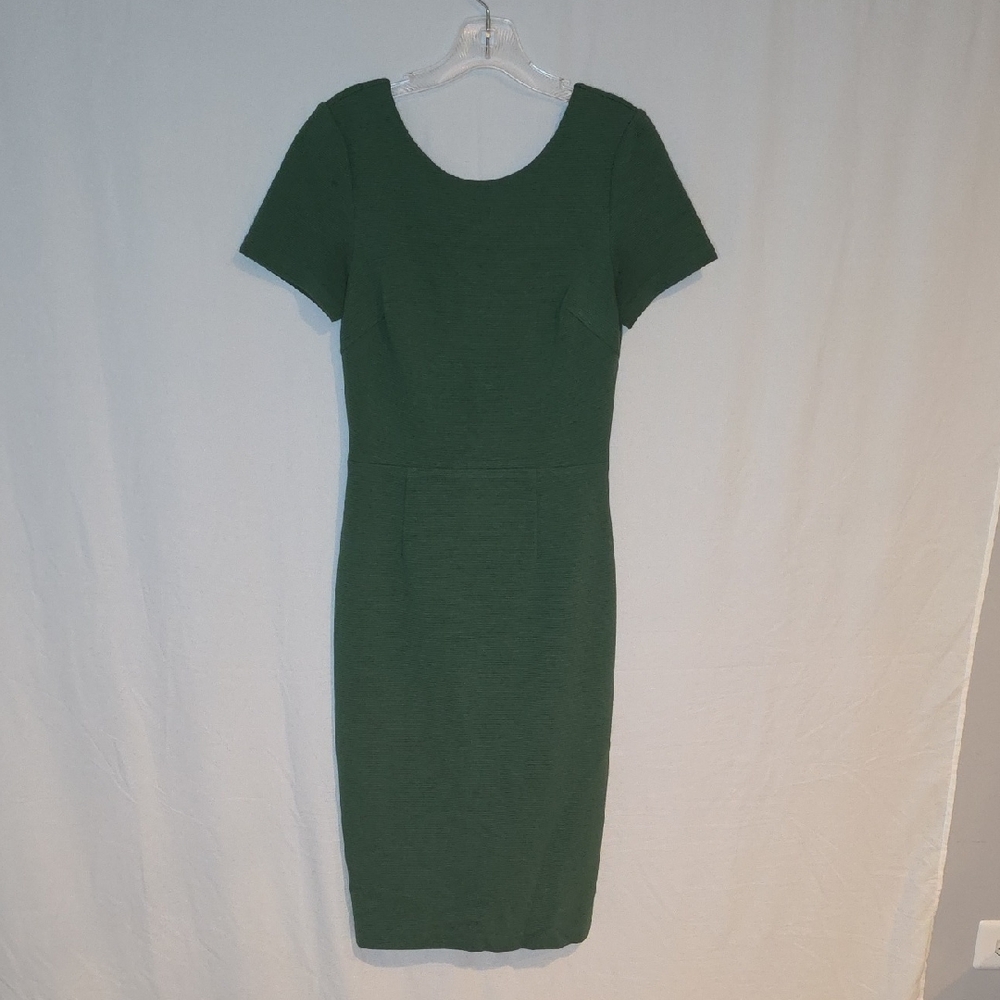 As Is- Boden Classic Green Midi Dress